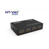 迈拓维矩（MT-viki）MT-SP104M HDMI分配器 一分四 电脑显示器分屏器 高清视频 1进4出 一进四出  202301063838