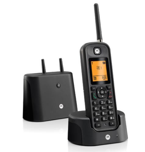 摩托罗拉（Motorola） O201C 数字无绳无线座机 黑色（单位：部）230928101621